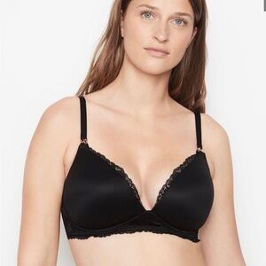 Victoria's Secret Lace Wing Wireless Nursing Bra 36D GUC